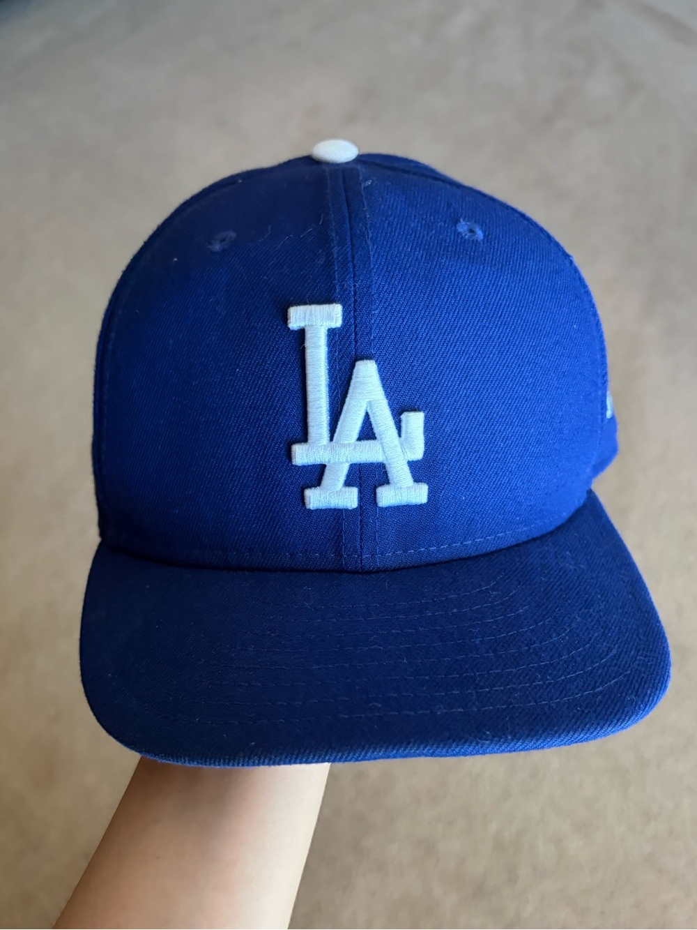 Royal Blue LA Dodgers Cap with White Logo